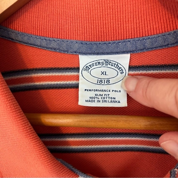 Brooks Brothers Striped Polo Shirt. Size XL. - Picture 2 of 8
